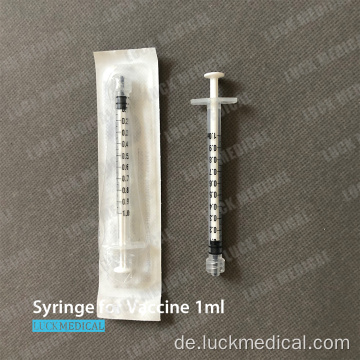 1 ml Impfstoffspritze für Covid